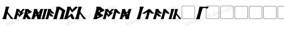 CordiaUPC Bold Italic(1)字体转换